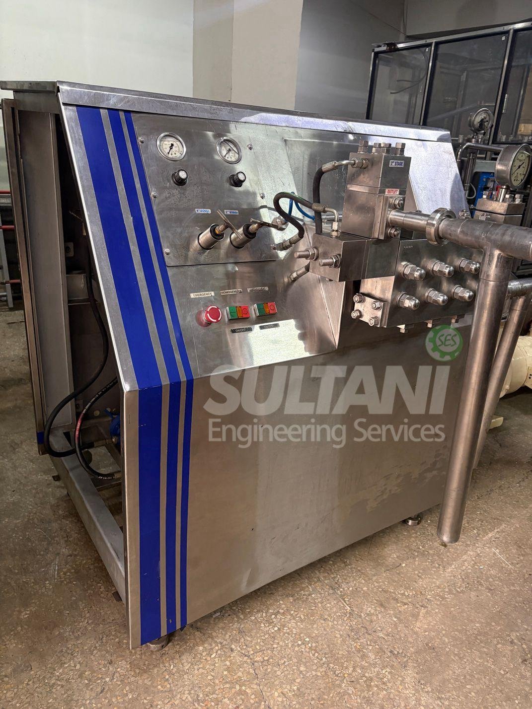 Micro Tech Homogeniser – 3000 LPH | 300 Bar Pressure