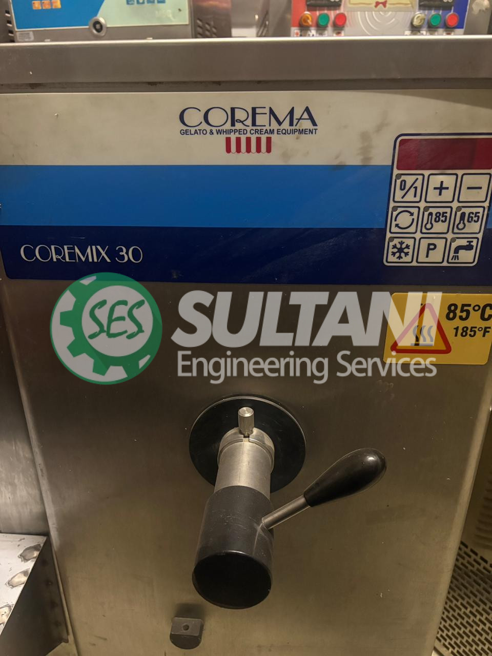 COREMA PASTEURISER 30 LITRES – GELATO MIX PASTEURIZER MACHINE - Image 2